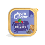 Edgard & Cooper Cibo Umido in Vaschetta con Manzo e Anatra - 150 gr